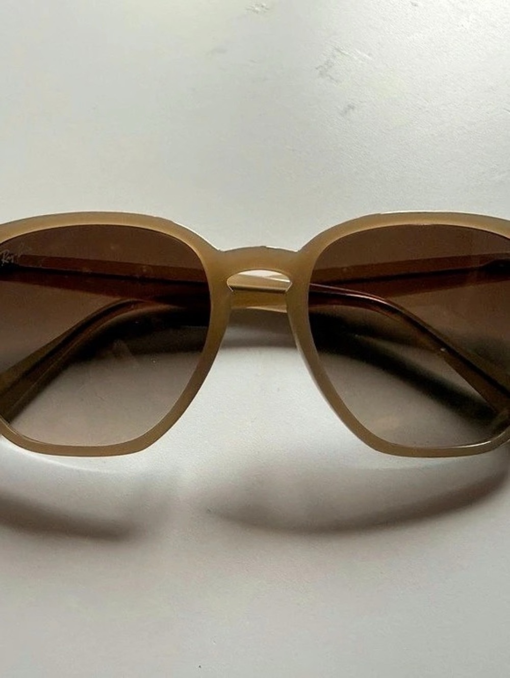 Ray-Ban RB4306 Brown Square Sunglasses